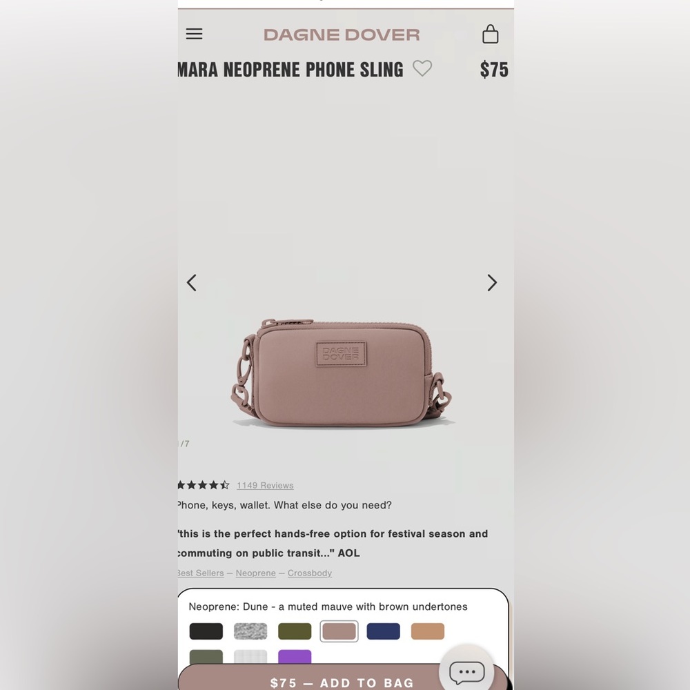 Dagne Dover Mara Phone Sling